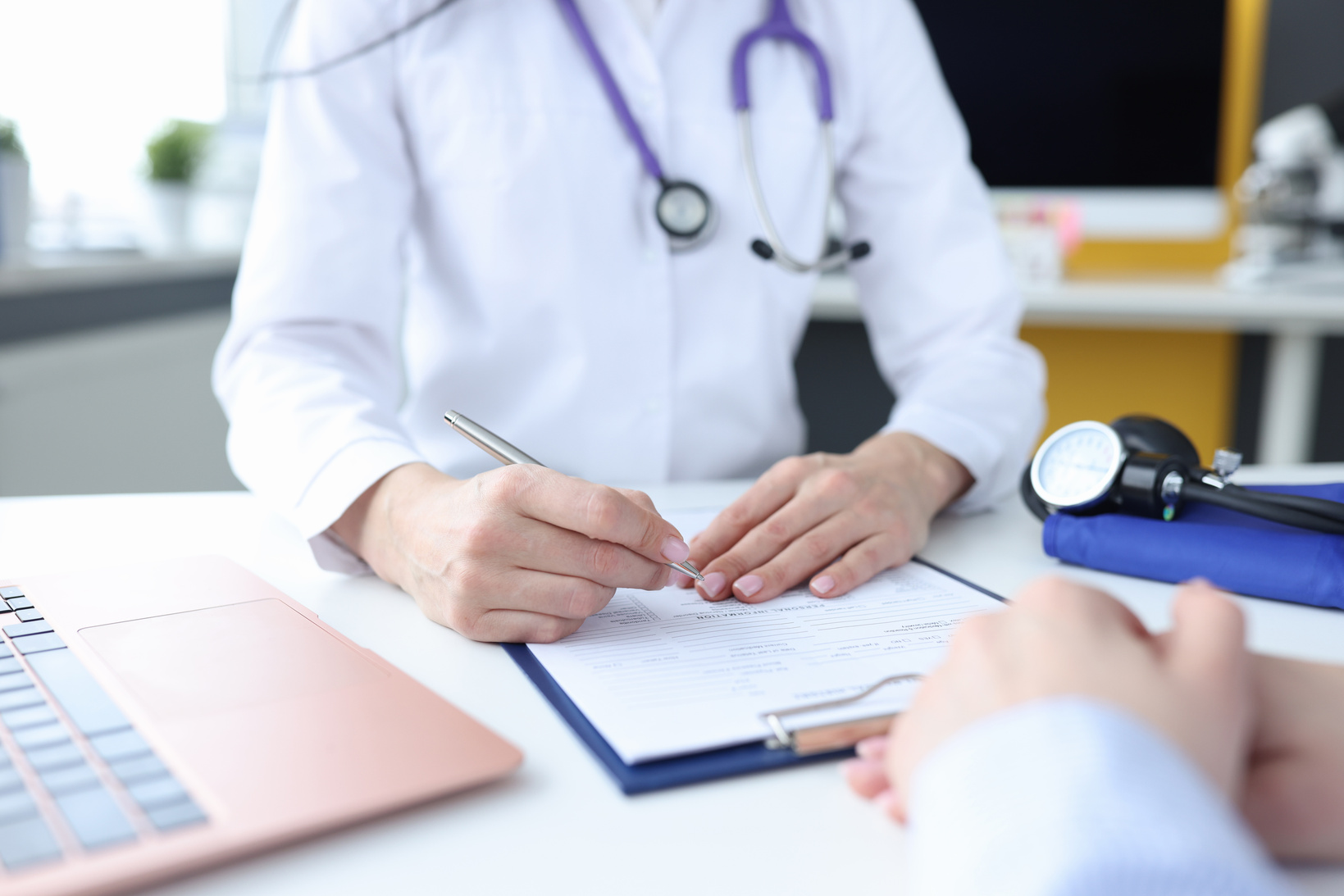 Patient at Doctor's Appointment in Medical Office